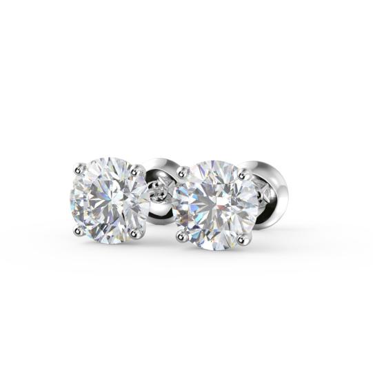 four-prong-martini-round-diamond-stud-earrings