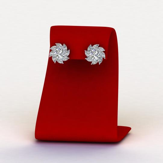 0-60-ct-natural-round-marquise-diamond-claw-set-designer-stud-earring-crafted-in-9k-gold